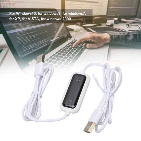 PC til PC dataoverførselskabel, højhastigheds USB-delingsoverførselskabel, dataoverførselskabel