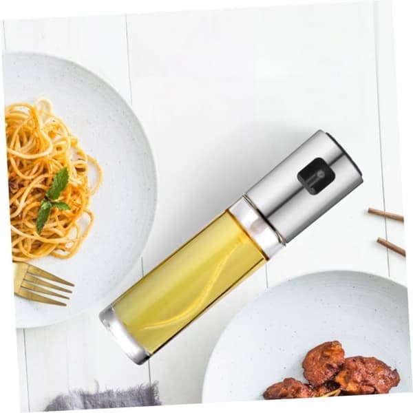 Glaskaraffel til olie og eddike – 100 ml Silver