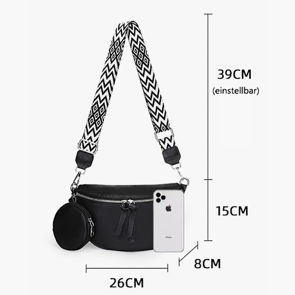Dame Skulder Bag Liten - Kjede Skulderstropp Crossbody Bag - Lingge Bag Skulder Bag Kveldsbag Bybag Skinn Fast Multifunksjonell Bag
