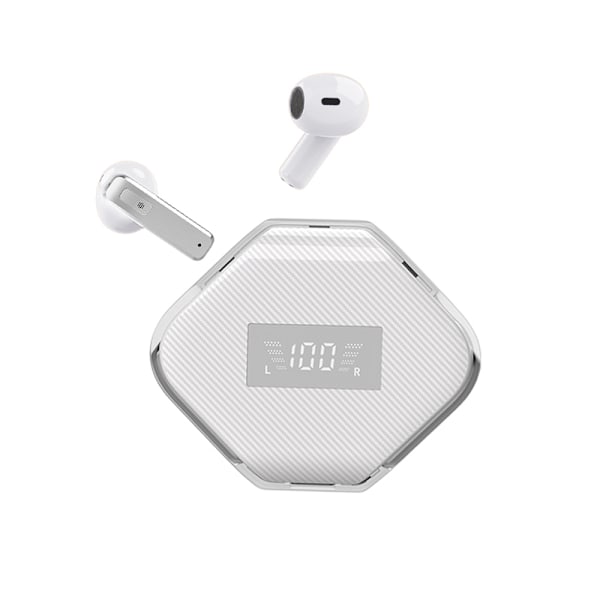 Wireless Earbuds, Bluetooth Headphones with ENC Noise Canceling Earphones, Mini Earbuds Touch Control with Charging Case and LED Digital Display