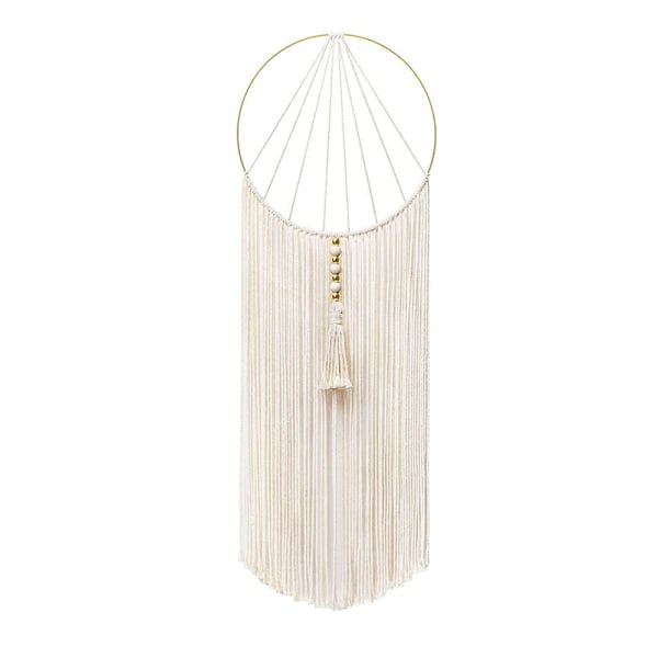 Macrame Wall Hanging Boho Wall Decoration Tapestry Decoration for Living Room Bedroom Balcony 30.5 cm (W) x 91.4 cm (L)