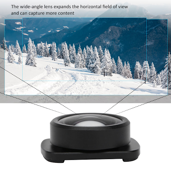Laajakulmainen valolinssi DJI OSMO POCKET -pallopäälle, vahva magneettinen adsorptio