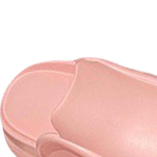 Strandtofflor med stängd tå, ventilerande, moderiktiga, tjock sula, ihåliga EVA-sandaler, rosa 36/37