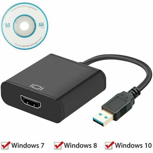 THSIDNE USB till HDMI-adapter