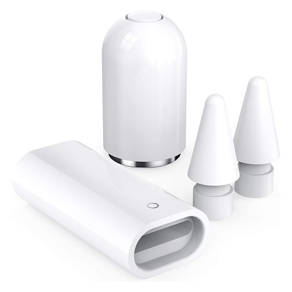 Magneettinen kynäkotelo, lataussovitin ja kärjen vaihtotarvikesarja Apple Pencil 1. sukupolvelle