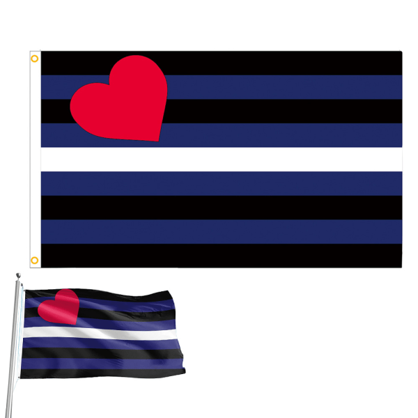 Læder Pride Flag 3×5 Fod Regnbue Flag, Regnbue Flag