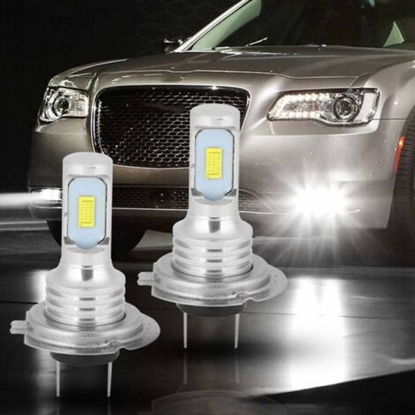 2 kpl LED-sumuvalopolttimoa 80W 6000K universaali H7 LED-auton sumulamppu