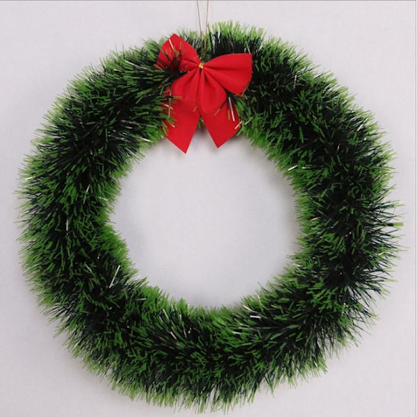 Julkrans, Bowknot Dörrkrans Jul Juldekoration Kra