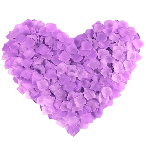 1200 stj konstgjorda rosenblad, blomsterblad i non-woven för