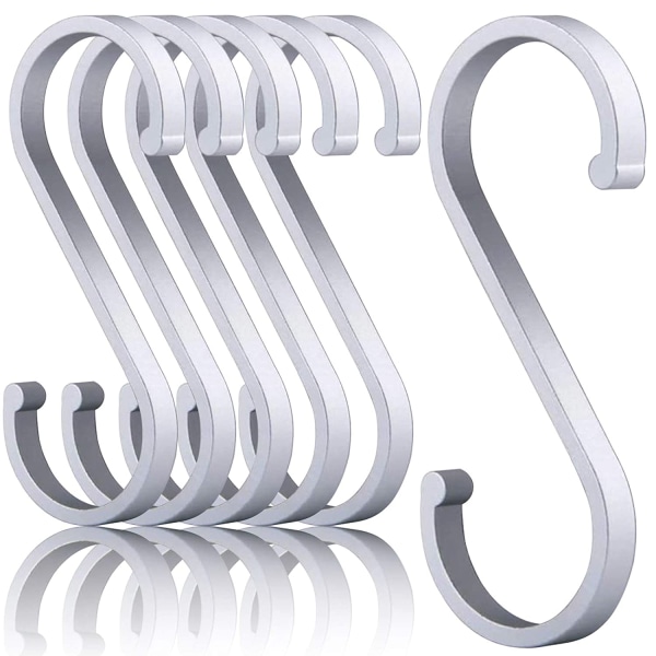 LLPJS 12 Pack S Hooks, Aluminum S Shaped Hooks, Heavy Duty S