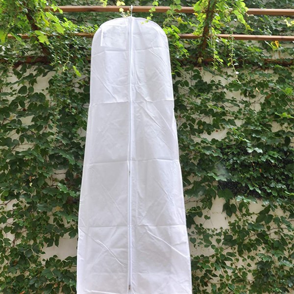 Støvtett deksel Oppbevaringspose Bryllup ballkjole plagg beskytter