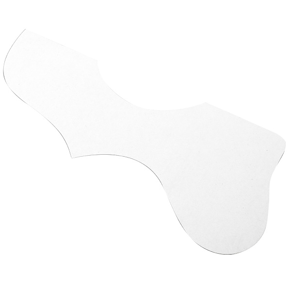 Høj kvalitet klæbende højre hånd folkeguitar beskyttende pickguard tilbehør (sort mønster)