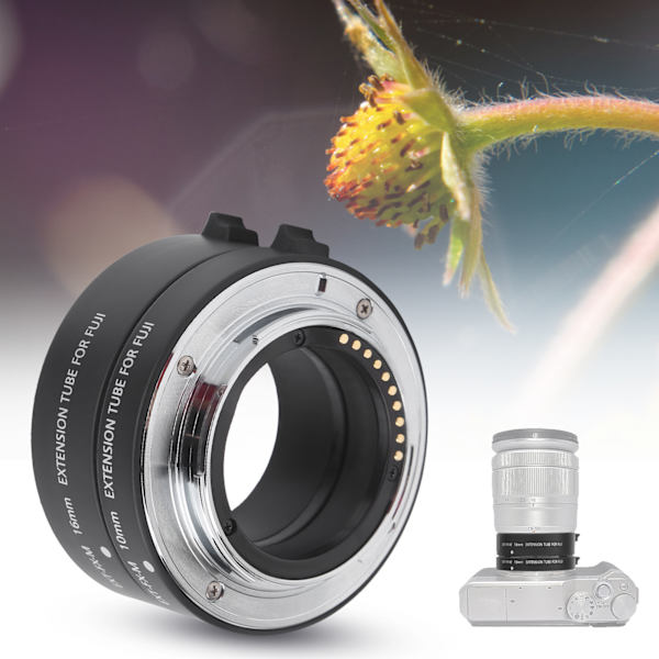 10mm 16mm Makro Autofocus Lähikuvajatke Putkiadapteri Fuji X -kiinnitykselliselle kameralle