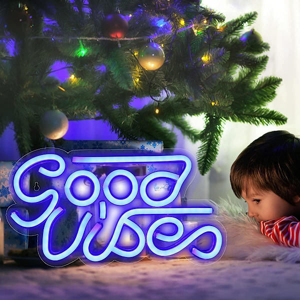 Good Vibes Neonljusskyltar för rummet