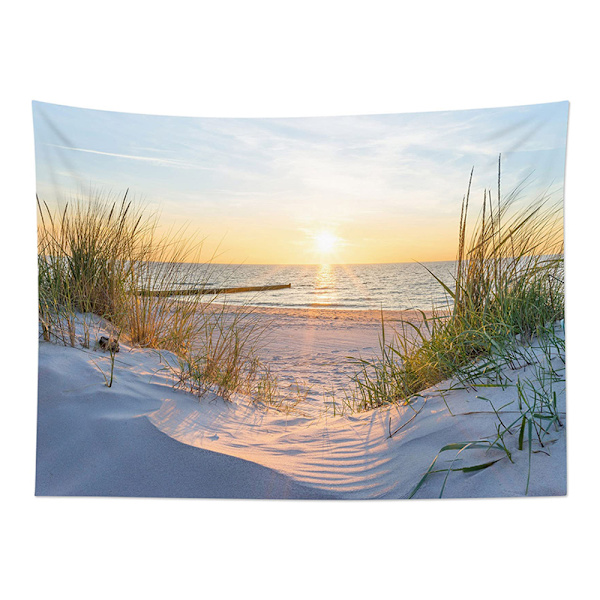 Gobeläng Natur Vägg Handduk Solnedgång vid Havet Vägg Hängande Sommarlandskap Gobeläng för Vardagsrum Sovrum Sovsal Vägg Dekoration 200 x 150 cm