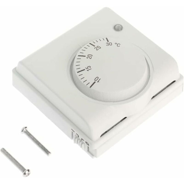 220V 6A mekanisk rumtermostat temperaturregulator til aircondition og gulvvarme