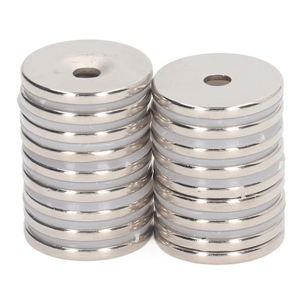 18 kpl Mini Neodyymimagneetteja Vahvat Magneettiset Pyöreät Teolliset Magneetit Rei'llä Käsitöihin Tieteeseen DIY