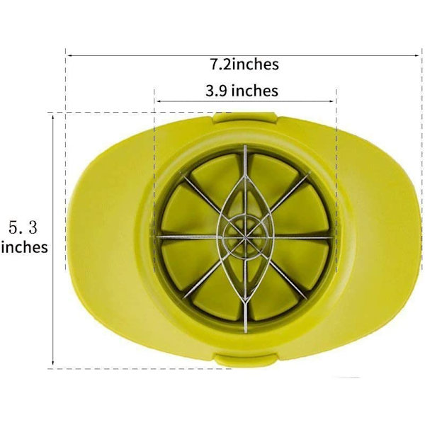 SameTech Easy Kitchen Tool 4-i-1 Frukt Mango Skalare Splitter