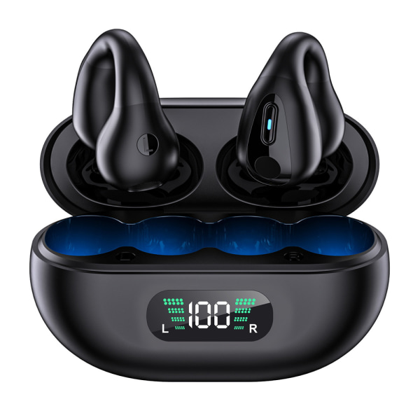 Trådlösa öronsnäckor  Bluetooth 5.3 Open Ear Öronsnäckor Cykling Öronsnäcka Brusreducerande Headset