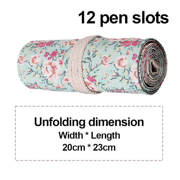Farvede blyanter Wrap blyanter Roll Holder Farveblyanter