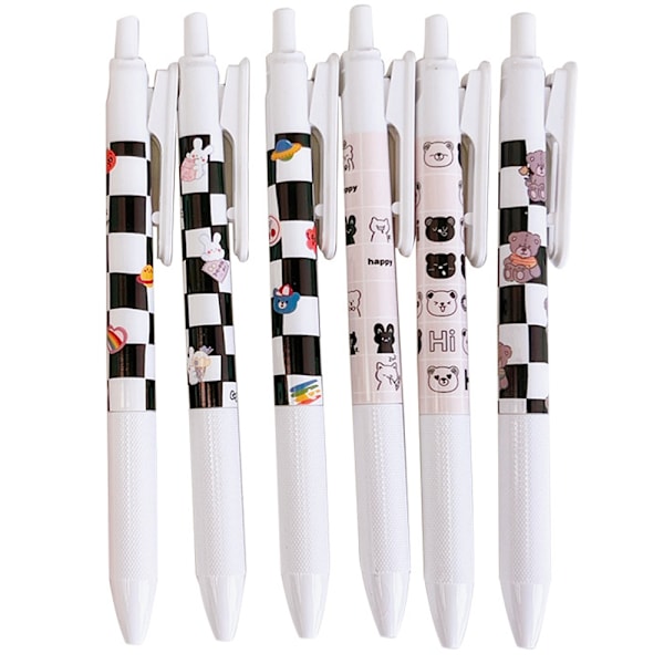 Kuglepen, studenter signatur pen gel pen, assorterede farver, 0,5 mm