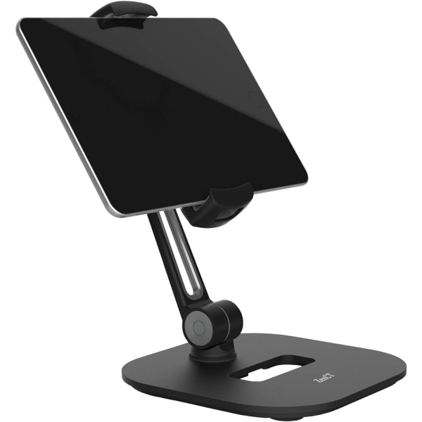 Tablettiteline, 360° pyörivä iPad - teline iPad Pro Air Minille, Samsung Galaxy Tabille, Kindlelle, älypuhelimille ja tableteille 4,7-12,9 tuumaa -