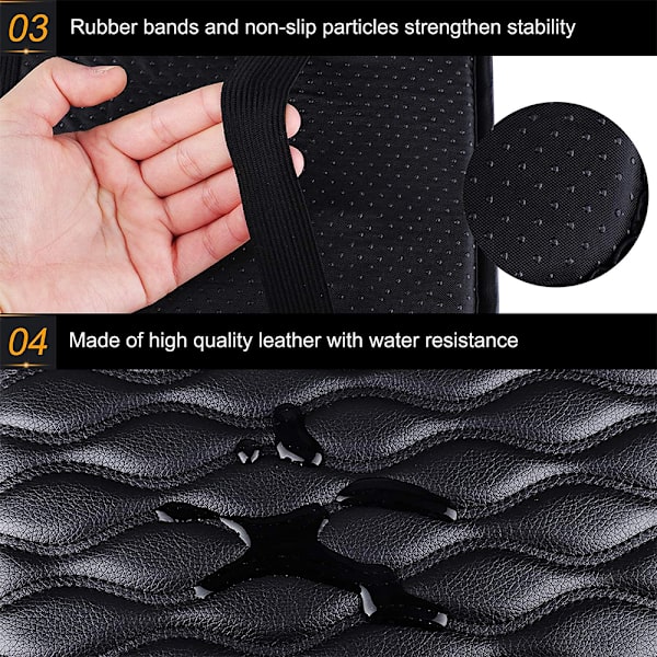 1 stk. Auto Center Console Cover Pad Universal Fit til SUV/