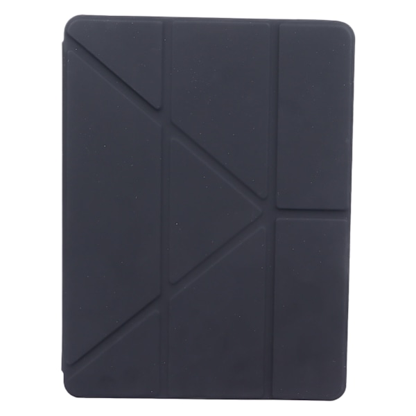 Tablet Etui Sort Blød TPU Præcise Udskæringer Blyantholder Multi Vinkel Støtte Etui til IOS Tablet 10.2in 10.5in