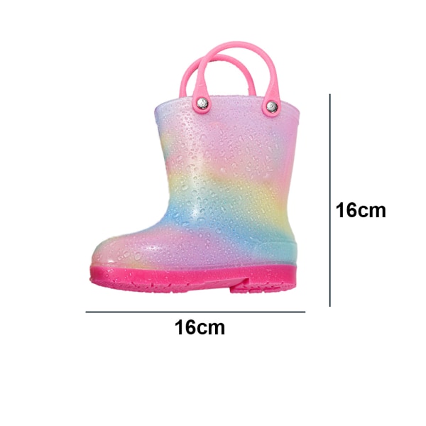 Regnstövlar för småbarn, unisex regnkläder för flickor