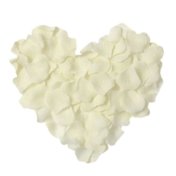 1200 st konstgjorda rosenblad, non-woven blomblad för