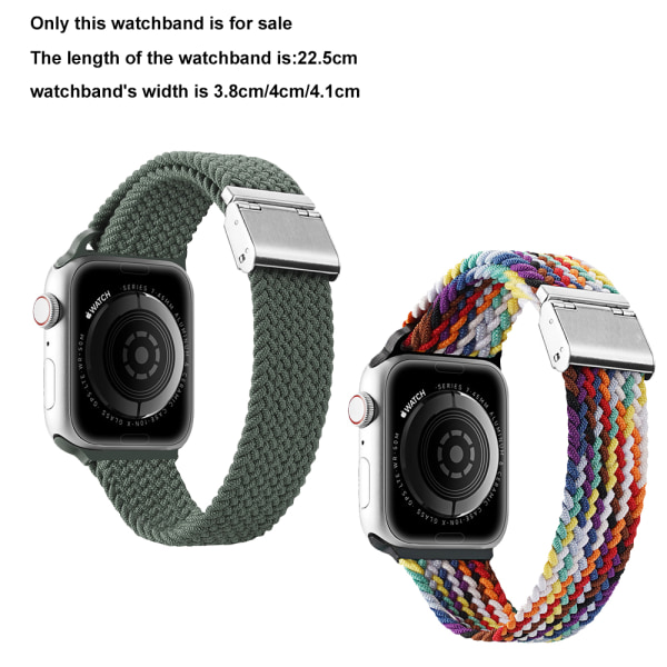 Urrem kompatibel til Apple Watch, justerbart spænde
