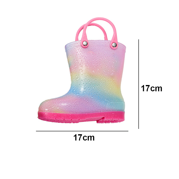 Regnstövlar för småbarn, unisex regnkläder för flickor