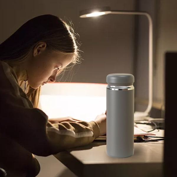 Rostfritt stål sport vattenkokare, 450 ml rostfritt stål mugg, lämplig för studenter kontorsarbetare.