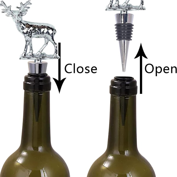 Dachshund-formet vinstop til vinflasker og champagne