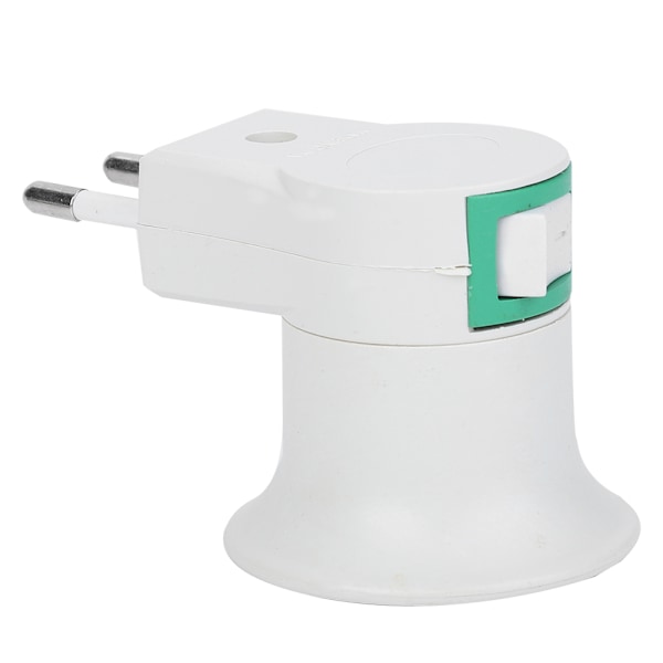 Bärbar glödlampshållare för enkel installation, energibesparande LED-kompatibel sockeladapter med strömbrytare, stöder 360 graders rotation för