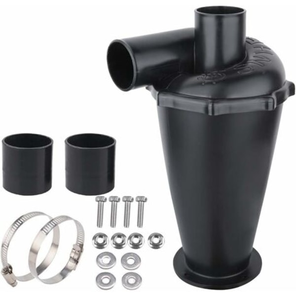 Cyklonseparator, dammsamlare, separationsfilter för dammsugare, cyklonseparator (svart)