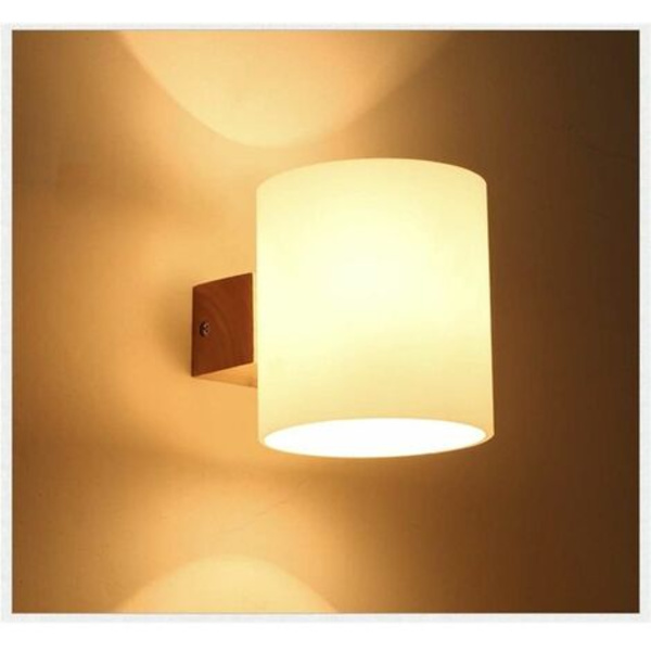 Moderne væglamper lampe dekoreret i træ til stue soveværelse gang trappe