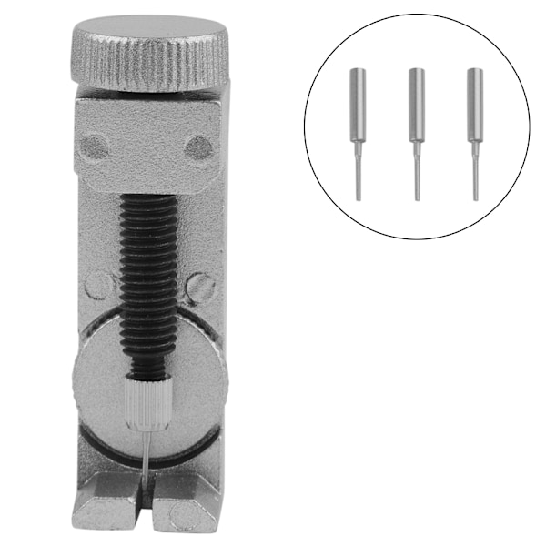Justerbar klokkearmbåndsrem Lenkepinne Fjerner Reparasjonsverktøysett