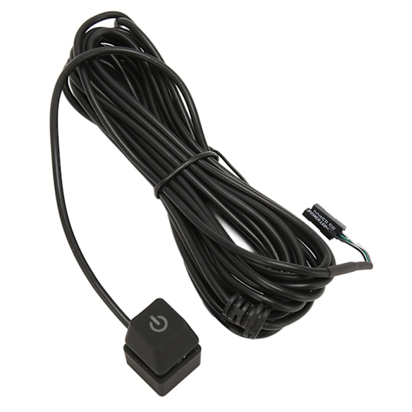 PC-strömbrytare förlängningskabel extern flexibilitet PC-strömbrytare strömförsörjningskontroll adapterkabel datorvärdsknapp 5 meter/16,4 fot