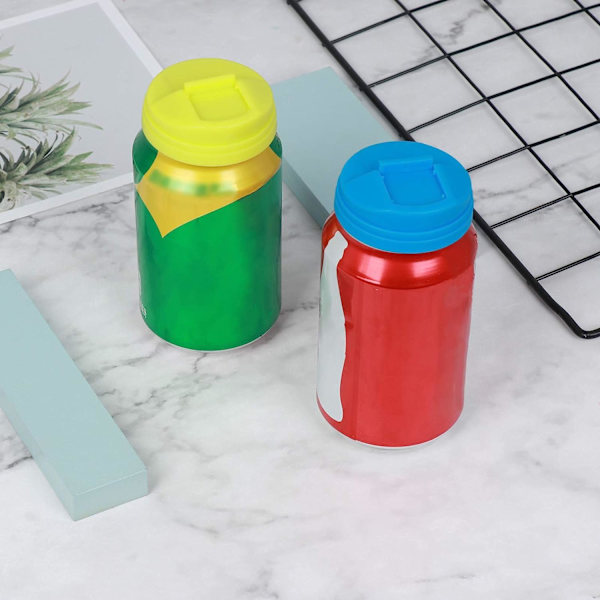 4-pack läckagesäkra burklock för läskburkar och ölburkar