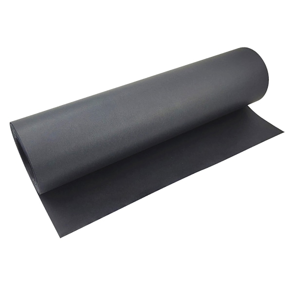 Sort Kraftpapirrulle - 12 tommer x 100 fod - Genanvendeligt papir