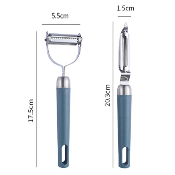 Grønnsaksskreller - Rustfritt stål roterende skreller