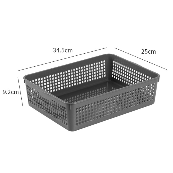 Plastoppbevaringsbrett Kurver/Organiseringskurver, 34*25*9.2cm,