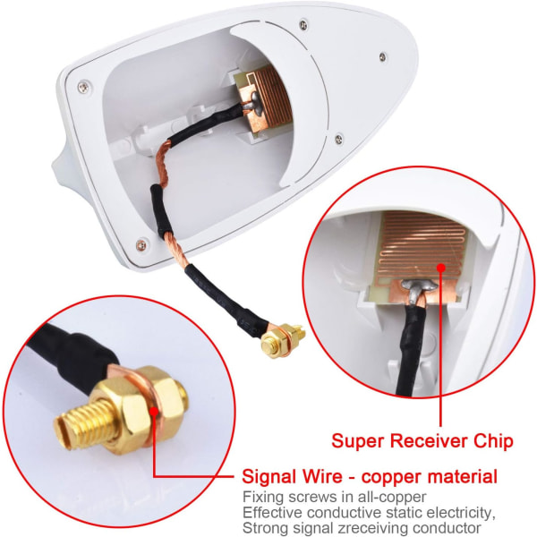 Universal Auto Antenne LA TECH Universal Auto Shark
