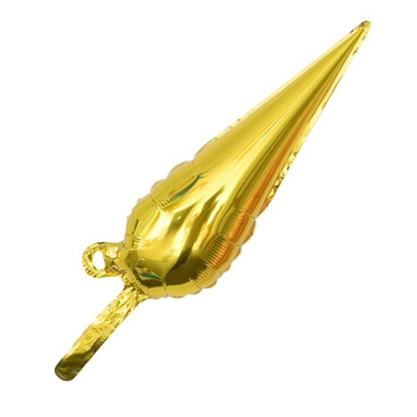 Stjernefolie-ballonger metalliske - 15x46cm, 50 stk, piggballonger
