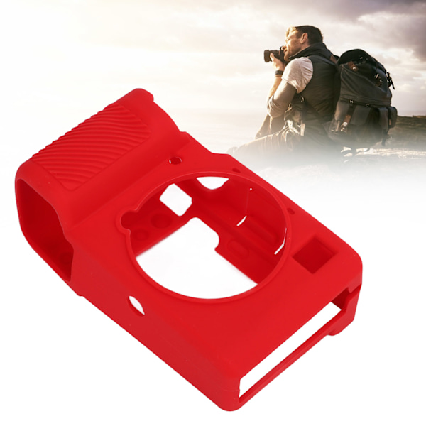 Camera Housing Case Soft Silicone Skin Housing Protective Cover for Sony A7C ProtectionRed