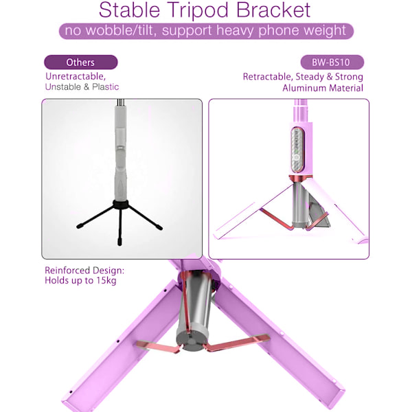 Selfie Stick Tripod Gimbal Stabilizer för Smartphone med