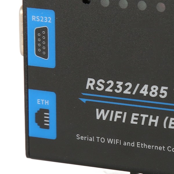 RS232 RS485 Seriell till Ethernet Adapter Professionell Transparent Transmission Seriell till WiFi Ethernet Trådlös Konverter