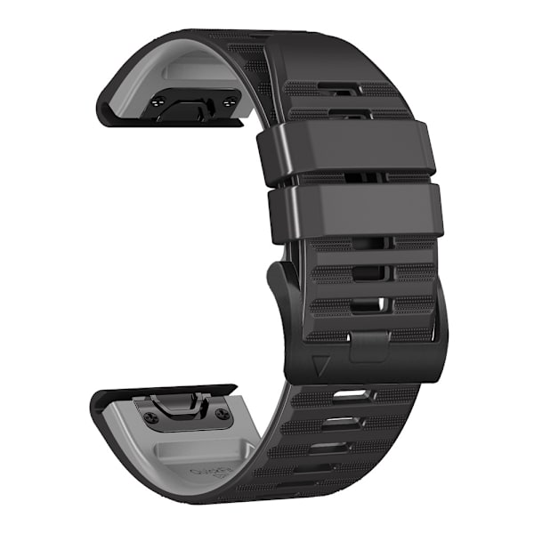 Rem for Garmin Fenix 6/Fenix 7Instinct, 22mm bred silikonrem Quick-Fit for Garmin