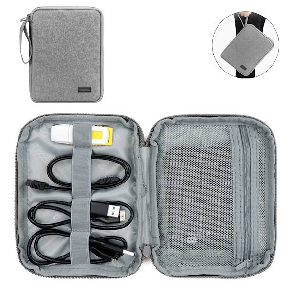 1 stk Reise Elektronikk Organizer Bærbar